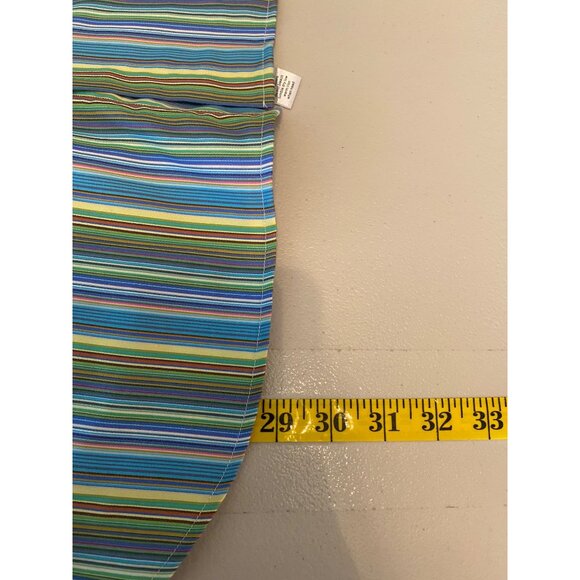 2 Paul Fredrick Mens Classic Fit Dress Shirts Pink & Green Striped Medium - Picture 6 of 9